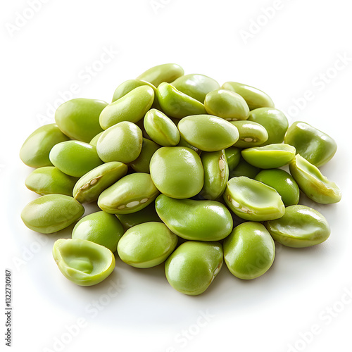 Wallpaper Mural Fresh Green Beans and Fava Beans: Nutrient-Dense Legumes for a Healthy Vegan Diet and Sustainable Eating Torontodigital.ca