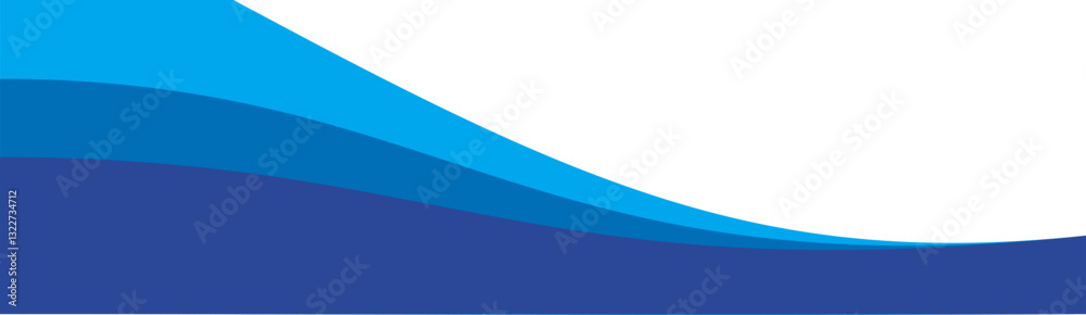 Naklejka premium Futuristic Flowing Footer Element