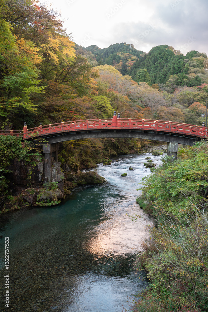 Shinkyo bridge in Nikko, Japan Shinkyo bridge in Nikko, Japan