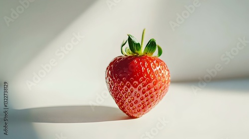 Fresh strawberry isolated on white background
