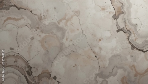 Subtle elegance of earthy beige marble with intricate crackle texture detail