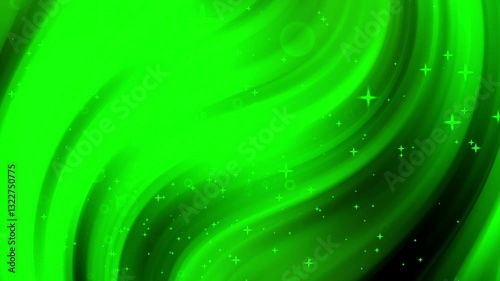 High-Resolution Black Green Gradient Texture A vibrant abstract design featuring swirling green tones and scattered light effects, creating a dynamic and energetic visual atmosphere.
