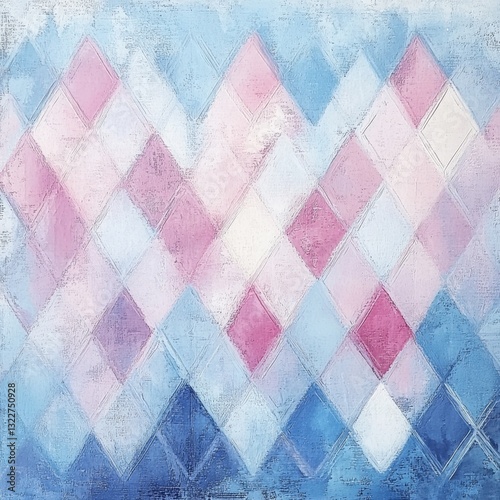 Soft Ethnic Pattern in Pastel Colors