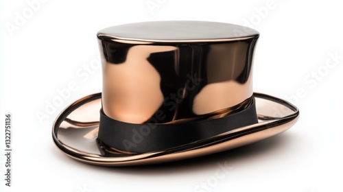 Classic Metallic Top Hat with Glossy Finish