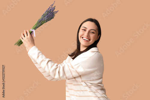 Beautiful happy young woman...