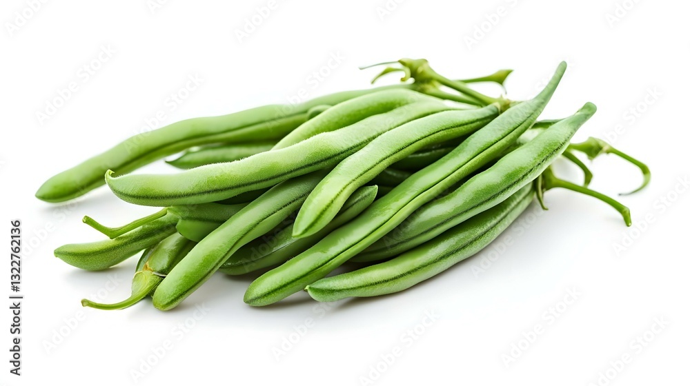 Green Beans isolated on white background Green Beans isolated on white background