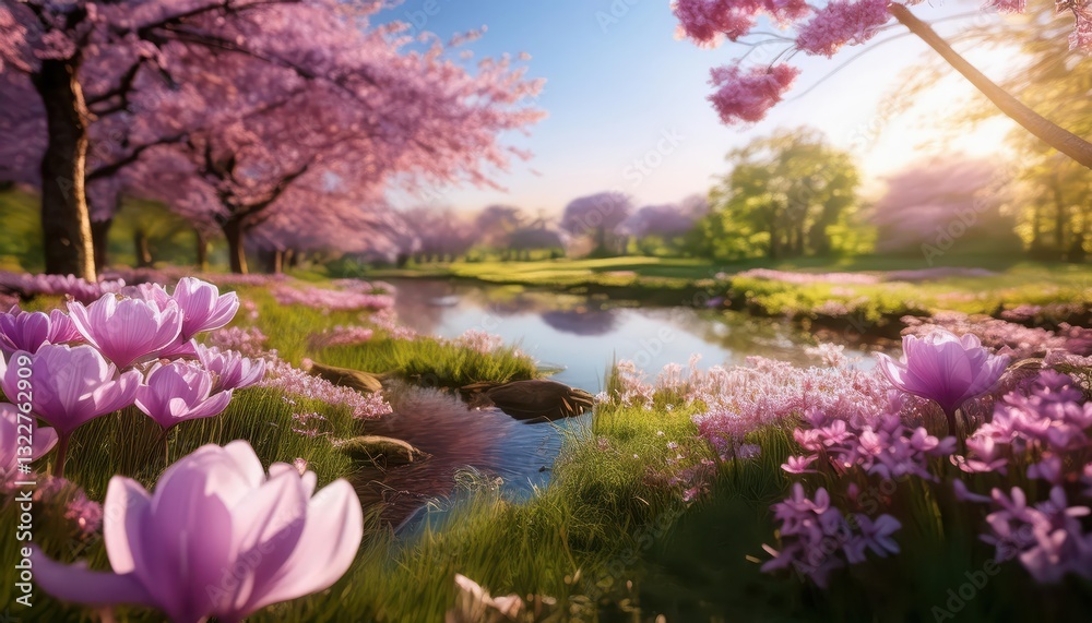 Sakura Blossoms in Full Bloom against a Serene Japanese Temple Backdrop, Embracing the Tranquil Spring Atmosphere with Bold Colors and Textures Sakura Blossoms in Full Bloom against a Serene Japanese Temple Backdrop, Embracing the Tranquil Spring Atmosphere with Bold Colors and Textures