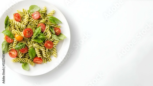 Wallpaper Mural Kentang goreng di piring dengan garpu terisolasi di latar belakang putih. Makanan Amerika Torontodigital.ca