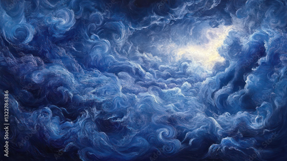 Mesmerizing Swirling Clouds By Generated AI Mesmerizing Swirling Clouds By Generated AI