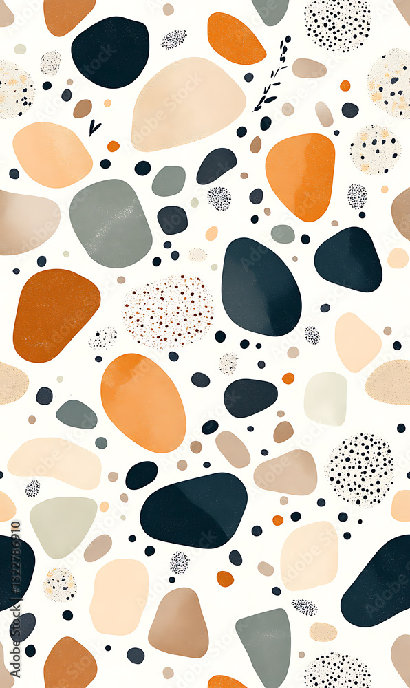 Fototapeta premium wallpaper or carpet, pastel pattern illustrator