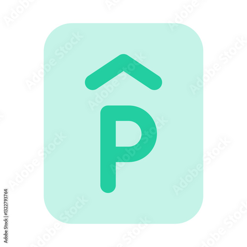 parking icon for illustration