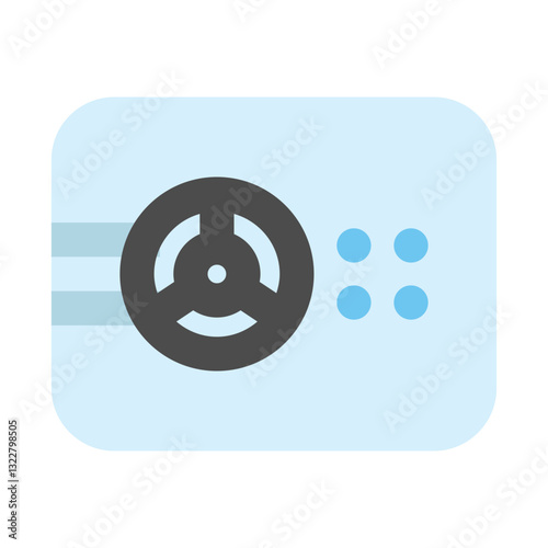 safebox icon for illustration