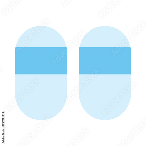 slippers icon for illustration