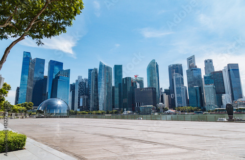 Singapore skyline photo