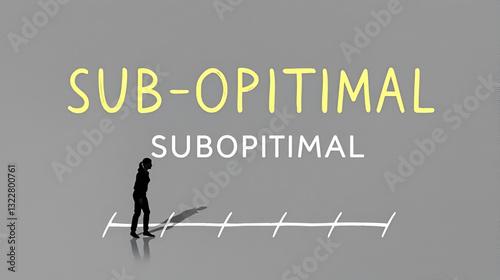 SUBOPTIMAL - evaluative concept