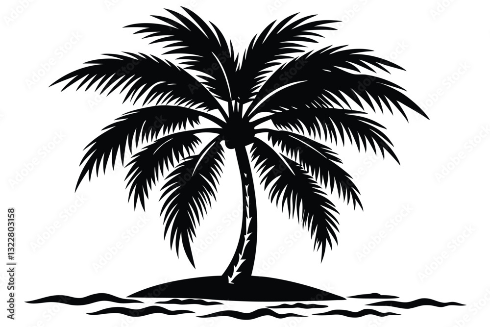 set of palm trees. palm vector. beach. palm logo. palm silhouette. sea. coconut trees. coconut trees vector set of palm trees. palm vector. beach. palm logo. palm silhouette. sea. coconut trees. coconut trees vector
