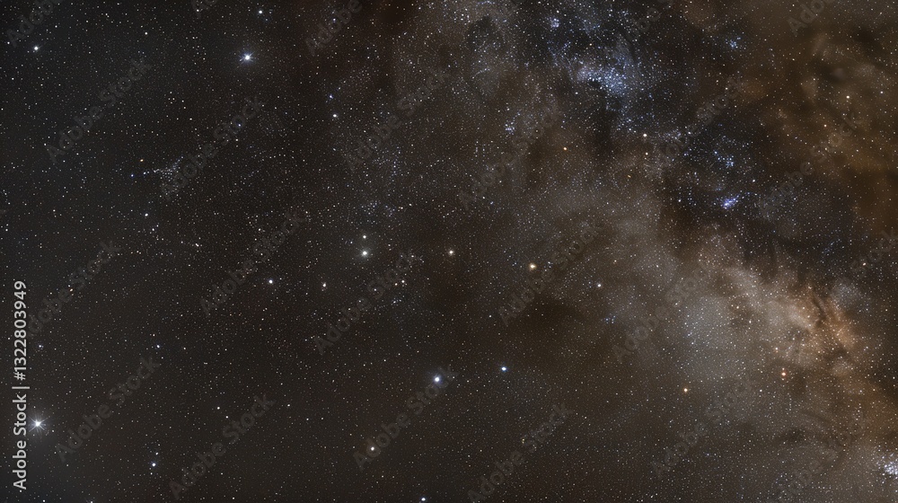Obraz premium _Night_sky_dark_galactic_background