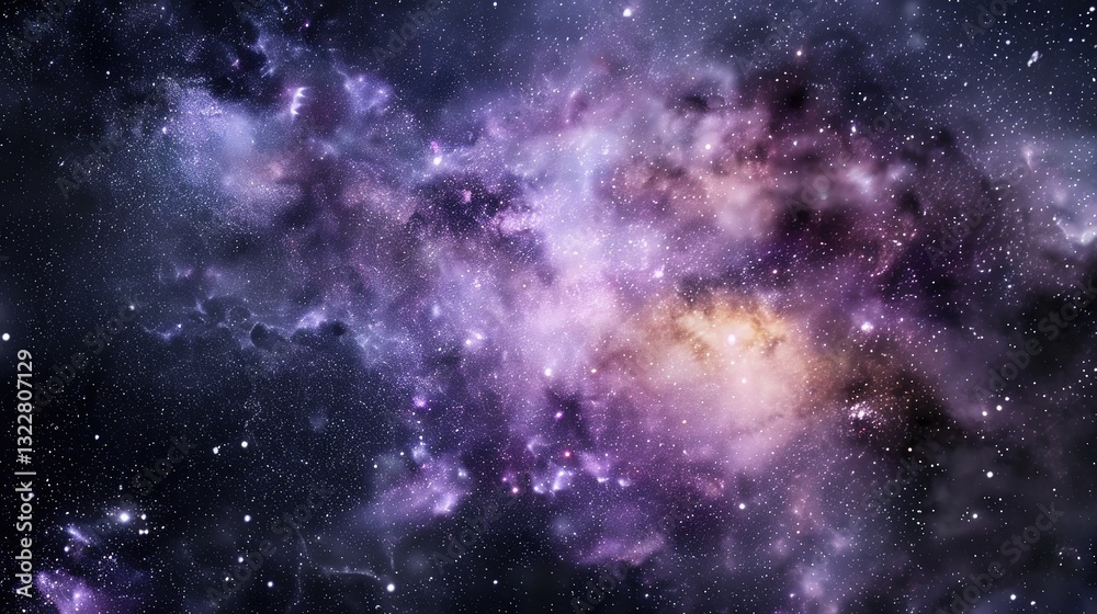 Fototapeta premium Universe_dark_galactic_background