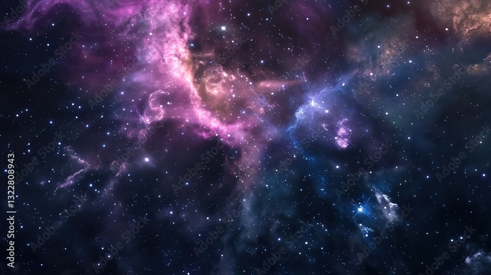 Fototapeta premium Starry_background_Star_galaxy_black_galactic_backgro