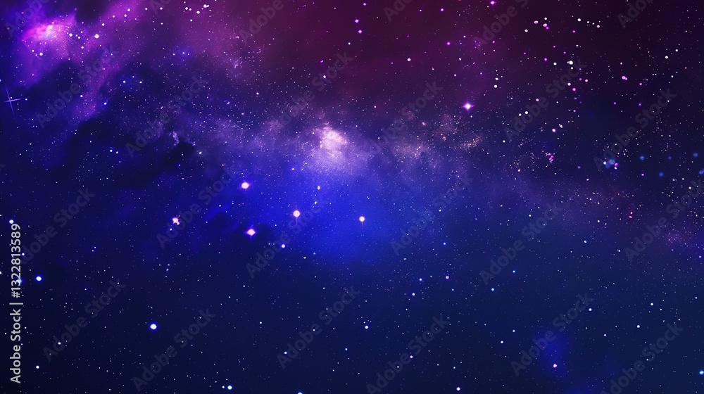 Fototapeta premium Starry_night_sky_Star_galaxy_black_galactic_background