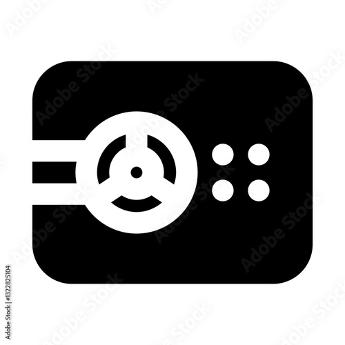 safebox icon for illustration