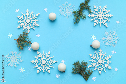 Frame made of beautiful dec...