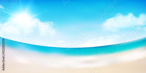 海　空　夏　風景　背景