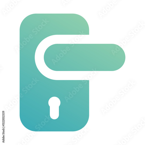 door handle icon for illustration