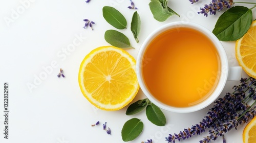 Wallpaper Mural Refreshing lemon wellness tea fruit tea infusion Torontodigital.ca