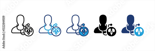 Urologist Multi Style Icon Set