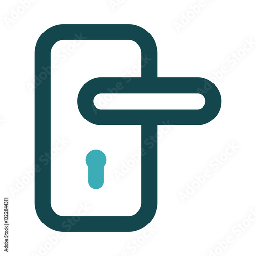 door handle icon for illustration