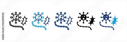 Infectious Disease Multi Style Icon Set