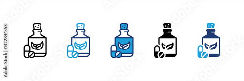 Homeopathy Multi Style Icon Set