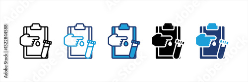 Blood Test Multi Style Icon Set