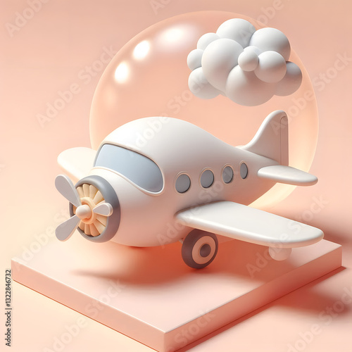 Eye-catching miniature aircraft with a charming touch.