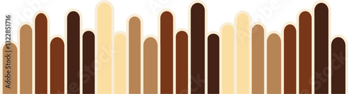 colorful abstract vertical bars design