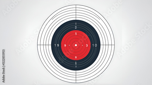 Icono plano target #1