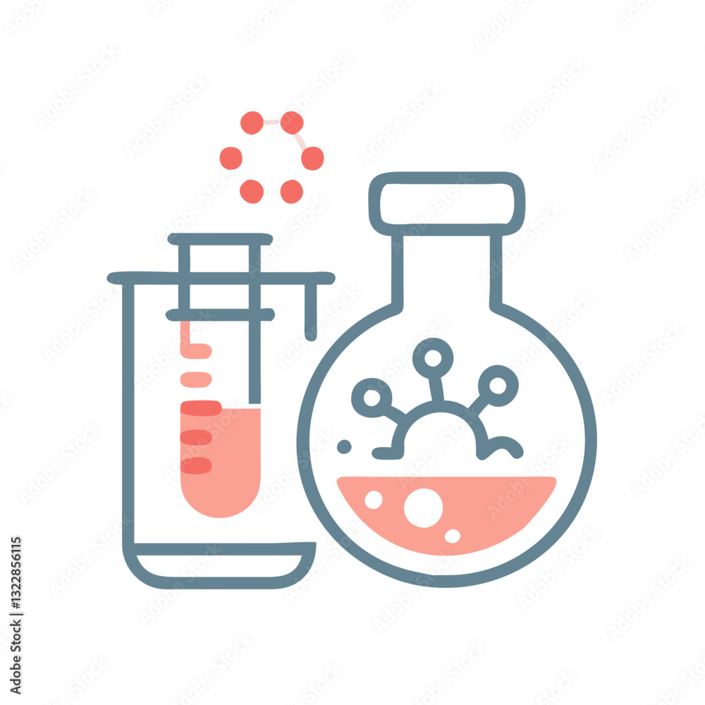 Lab and science line icon set. Editable stroke. Laboratory equipment icons. Flask, microscope, syringe, pipette, petri dish... Simple outline symbols. Vector Illustration Lab and science line icon set. Editable stroke. Laboratory equipment icons. Flask, microscope, syringe, pipette, petri dish... Simple outline symbols. Vector Illustration