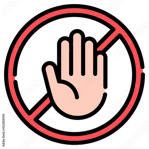 Stop Violence Icon