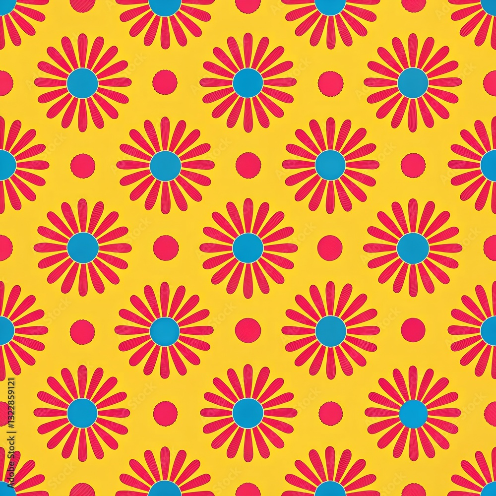 colorful pattern of various flowers colorful pattern of various flowers