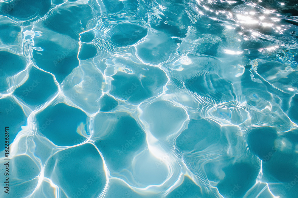 Obraz premium blue water background