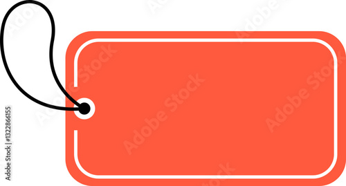 Hand Drawn Clothing Tag Illustration