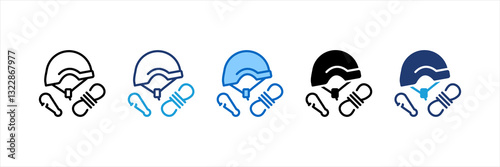 Climbing Multi Style Icon Set