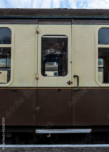 old train in the city