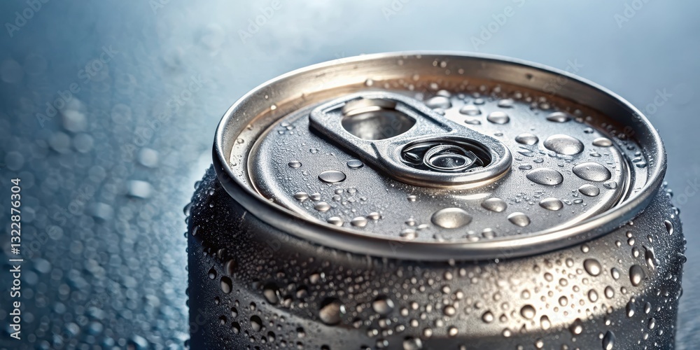 can of soda with condensation on the surface, fizzy drink, everyday object can of soda with condensation on the surface, fizzy drink, everyday object