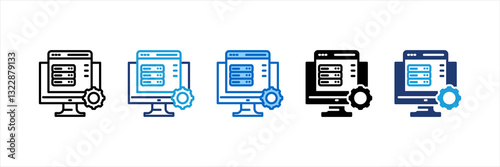 Backend Multi Style Icon Set