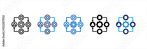 Despendencies Multi Style Icon Set