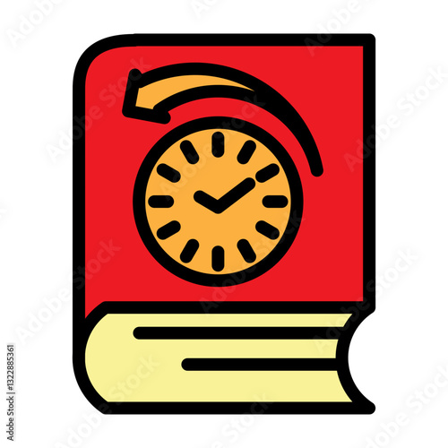 Historical Writing Vector Filled Icon Design