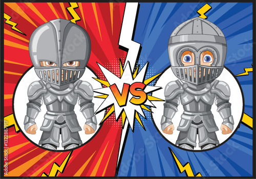Medieval Knights in Epic Battle