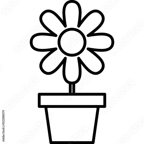 Spring Icons -  Black Line